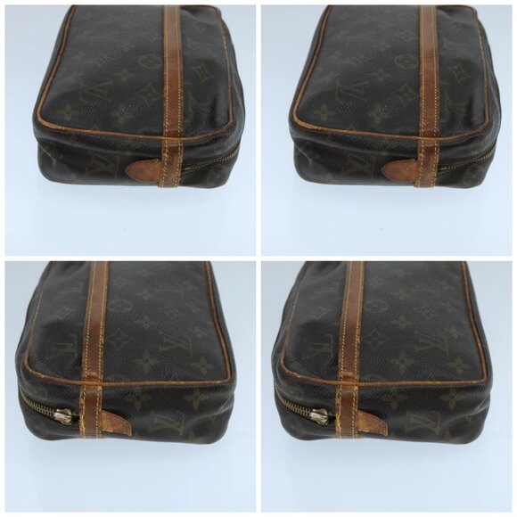 LOUIS VUITTON Monogram Compiegne 23 Clutch Bag M51847 LV Auth 106268 - Picture 16 of 16